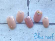 ネイルアンドまつげエクステ ブルーリーフ 四谷三丁目店(Blue Reef)/シンプルネイル