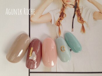 アグニークリッシェ(Agunik Riche)/【カジュアルネイル】
