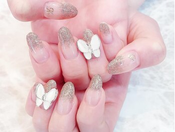 デコール 心斎橋(DECOR)/蝶パーツネイル