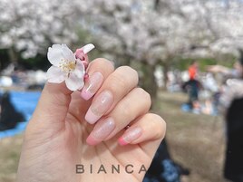 お花見ネイル♪¥8500