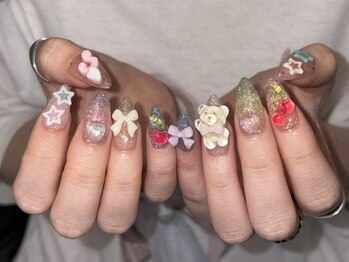 ネイルビー(Nail Be)の写真/長さ出し韓国ネイルし放題150分☆フィルインでモチ◎本場発の韓国ネイルを指先いっぱいに楽しみたい方へ♪