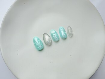海ニュアンスネイルデザイン
