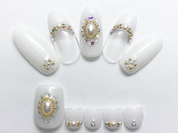 ネイルサロンアジアン 池袋店/ブライダルデザイン