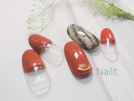 大理石ネイル ¥8400【¥9240】