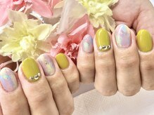 ディーネイル 京橋(D-nail)/立和名/輝くオーロラアート☆