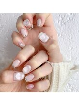 プライズアイリス アイラッシュ 池袋東口店(prize Iris eyelash)/シアーホワイトネイル 【池袋】