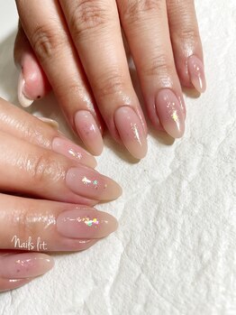 ネイルズリッツ(Nails lit.)の写真/オフ込で分かりやすく通いやすい料金設定で、安心◎毎月のネイルがお得にできるのが魅力♪