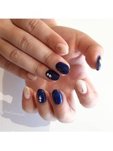 ディーネイル(Dnail)/お月見ネイル