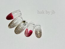 ハク ネイル バイジェービー 稲毛(hak nail byjb)/バレンタイン　7,900