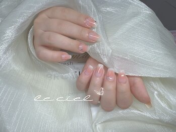 ふんわりチークネイル♪