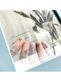 10月オフィスネイルサンプル