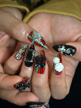 クリスマスネイル