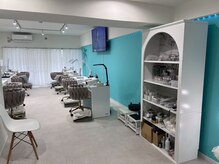 マーメイドネイル(Mermaid Nail)の雰囲気（ティファニーブルーの壁紙♪）