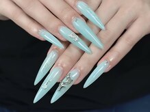 サリーネイルラボ(Sully Nail Lab)/ミント色ネイル