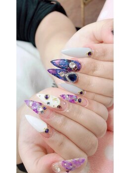 ネイルサロン ティプレシャス(T Precious)/たらし込みネイル♪
