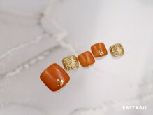 ファストネイル ロコ 春日店(FASTNAIL LOCO)/秋のフットネイル【11964】