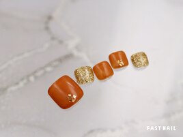 秋のフットネイル【11964】