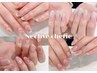 【パラジェル使用】大人気！チークネイル¥8100