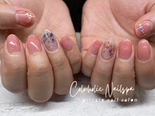 カラーホリック ネイルスパ(Colorholic Nailspa)/クリアスカルプ２本込み春アート