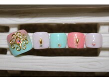 ネイルサロン ユーア(Yu a)/フット定額デザイン　￥8480