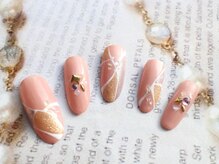 ベレッツァネイル 大阪 日本橋(BellezzaNail)/アート…ヌーディーラメ