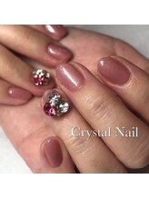 クリスタルネイル ボンベルタ橘店(CRYSTAL NAIL)/ビジューネイル