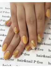 ヘアアンドネイル ピーファイブ(P-five)/初夏！ニュアンスネイル♪