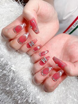 レアネイル 新宿(le'a nail)/マグネットフレンチ