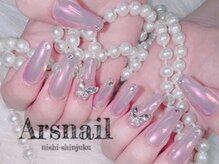 アルスネイル(Ars nail)/ピンクオーロラネイル