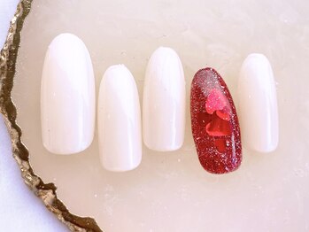 ネイルサロンフォーユー(for u)/バレンタインネイル¥5980