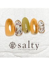 ネイルアンドアイラッシュサロン ソルティ 寺田町(salty)/シェルネイル
