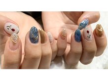 ネイル シスター(nail sister)/お花×ニュアンスネイル