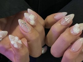 レースバレエコアバラリボン