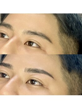 エイトブロウ 鈴鹿店(8BROW)/【メンズ眉毛】before after