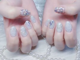 キラキラミラー囲みデザイン