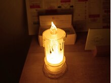 トリート(treat)/癒しのろうそく型ライト