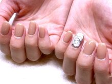 Nailstudio Remede【ネイルスタジオ ルメッド】/痛ネイル◆モノクロキャラネイル