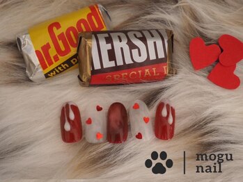 モグネイル(Mogunail)/バレンタインネイル/ハート
