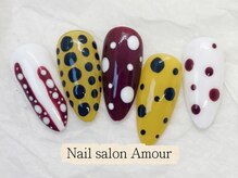 アムールユシマテン 上野湯島店(Amour)/キラキラ春夏のネイル¥7980