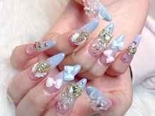 夢かわゴテゴテネイル