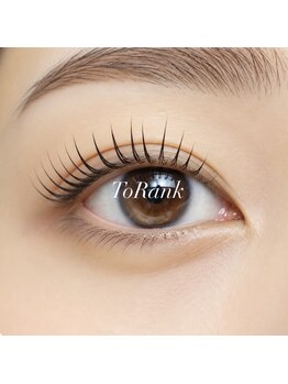 トランク ネイル アンド アイラッシュ(ToRank nail&eyelash)の写真/パリジェンヌでパッチリな目元に★自まつ毛を最大限に長く、目の形に合わせたデザインをご提案♪