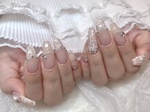 モカ 心斎橋(moca by Lee)/【Aina】ツイードネイル