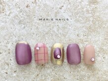 マリーネイルズ 心斎橋店(MARIE NAILS)/定額¥7,700 パープル 1023d