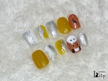 ネイルアンドアイ リリー 住道店(Lily)/ショートネイル☆お正月ver.