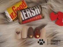 モグネイル(Mogunail)/バレンタインネイル/ハート