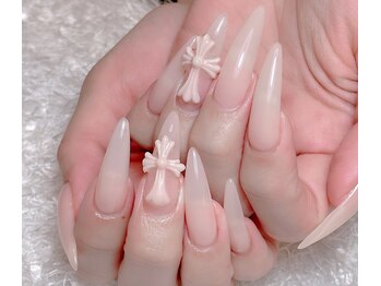 レアネイル 新宿(le'a nail)/クロームパーツネイル