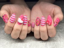 ネイルエリザベス(Nail Elizabeth)の雰囲気（キティーちゃんパーツ持ち込みデザイン☆）