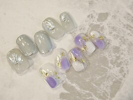 ＊パープル＊アシンメトリー＊