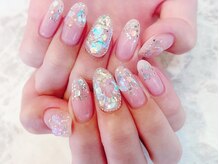 デコール 心斎橋(DECOR)/キラキラオーロラホロネイル