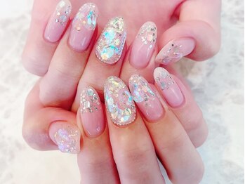 デコール 心斎橋(DECOR)/キラキラオーロラホロネイル